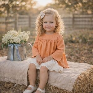 TBBC The Beaufort Bonnet Company Orange Pima Cotton Top 3T | Classic Boutique Bl